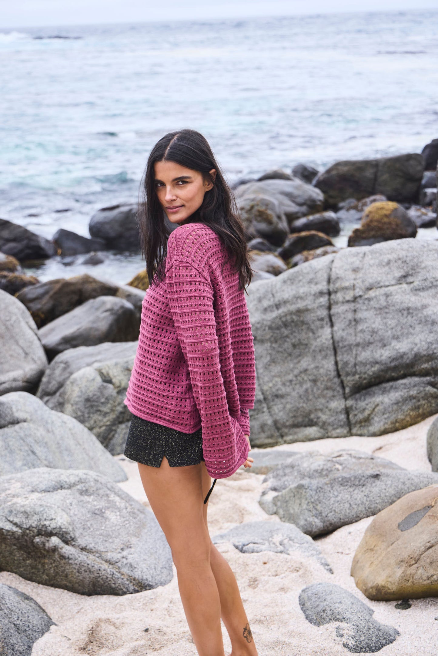 Chaleco Anisa Burdeo