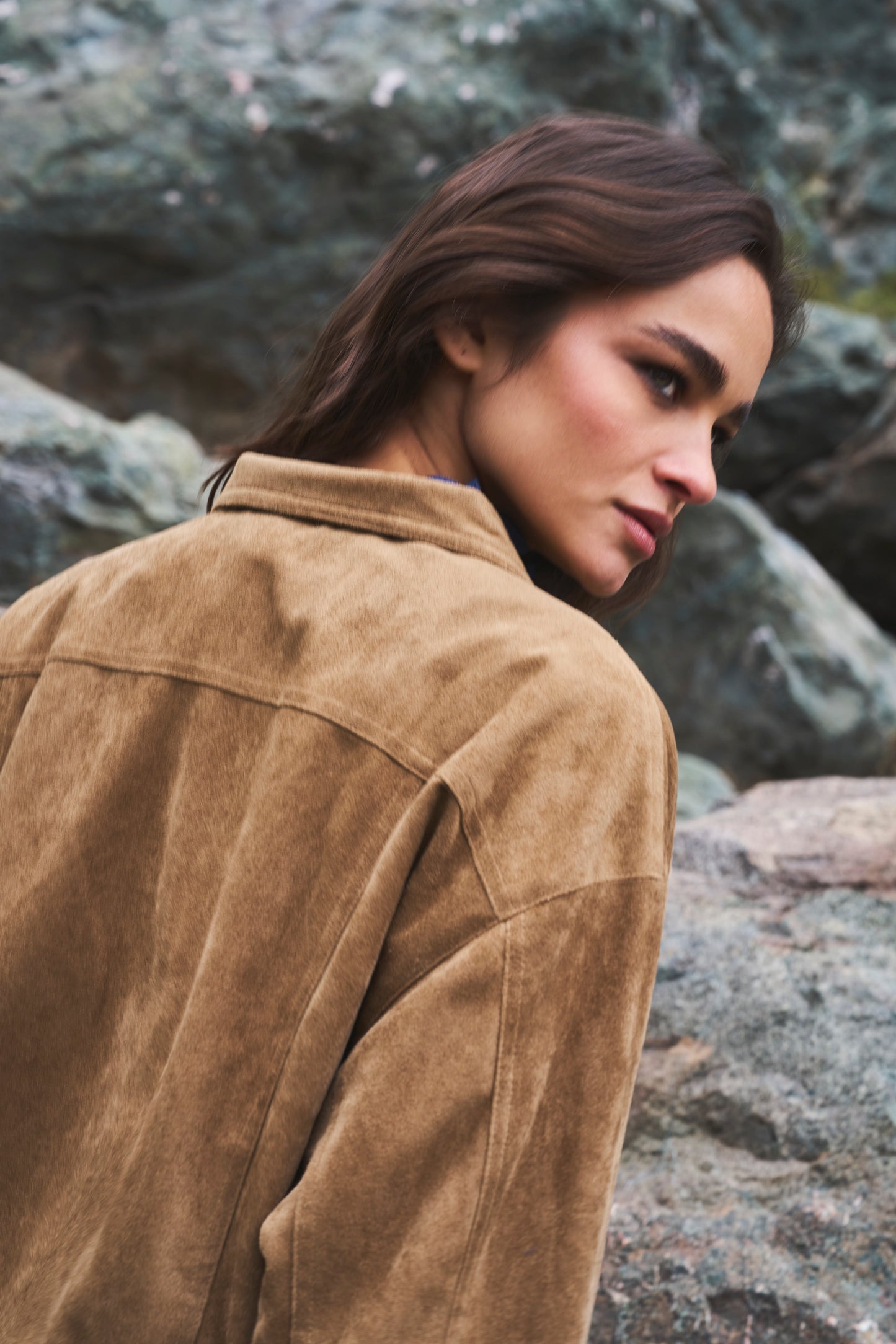 Jacket Folk Camel