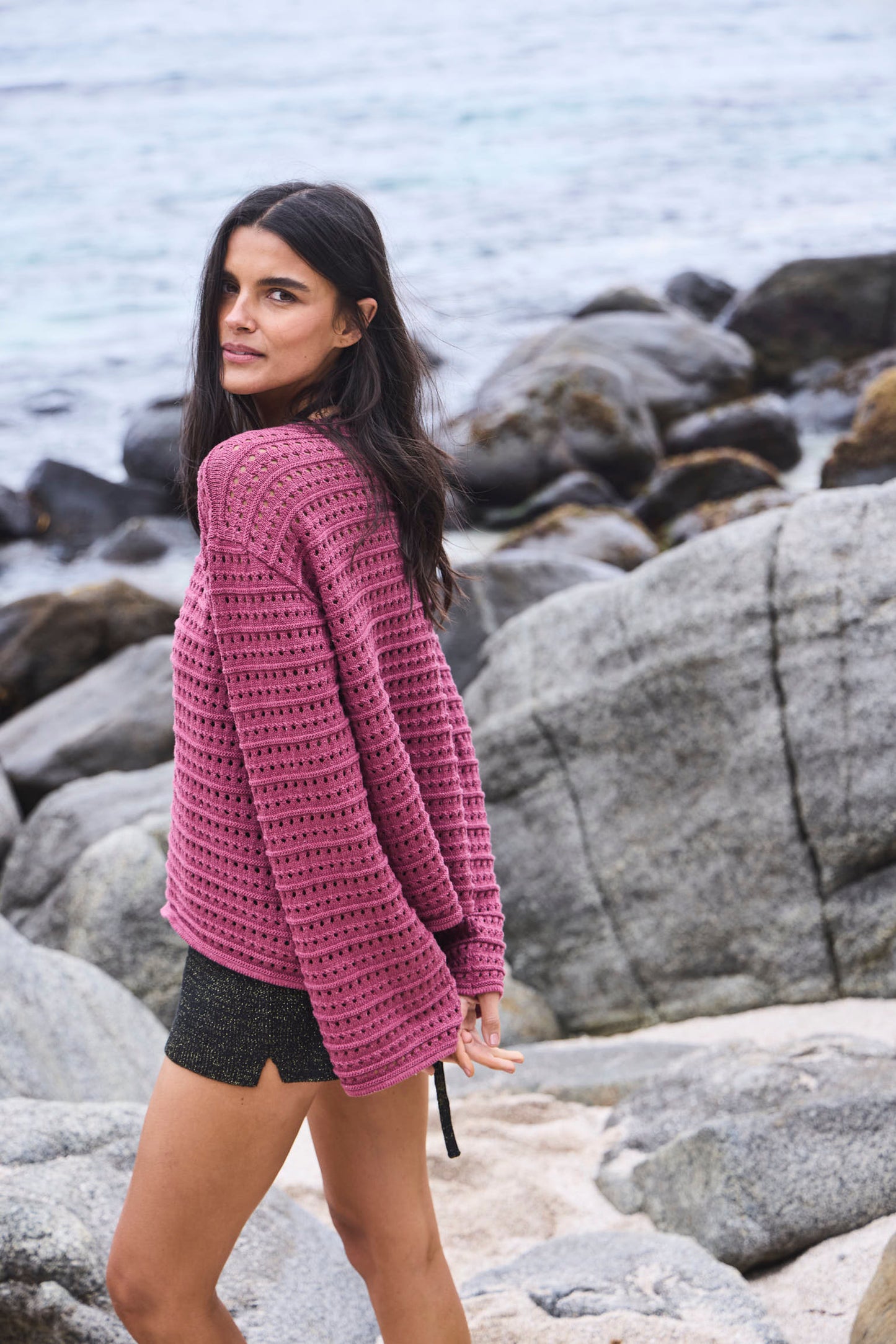 Chaleco Anisa Burdeo