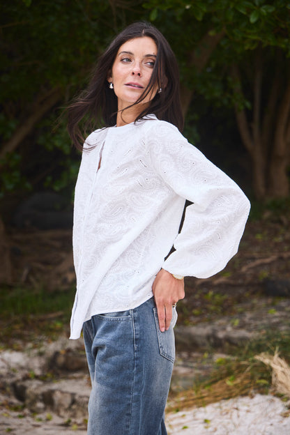 Blusa Camille Blanco