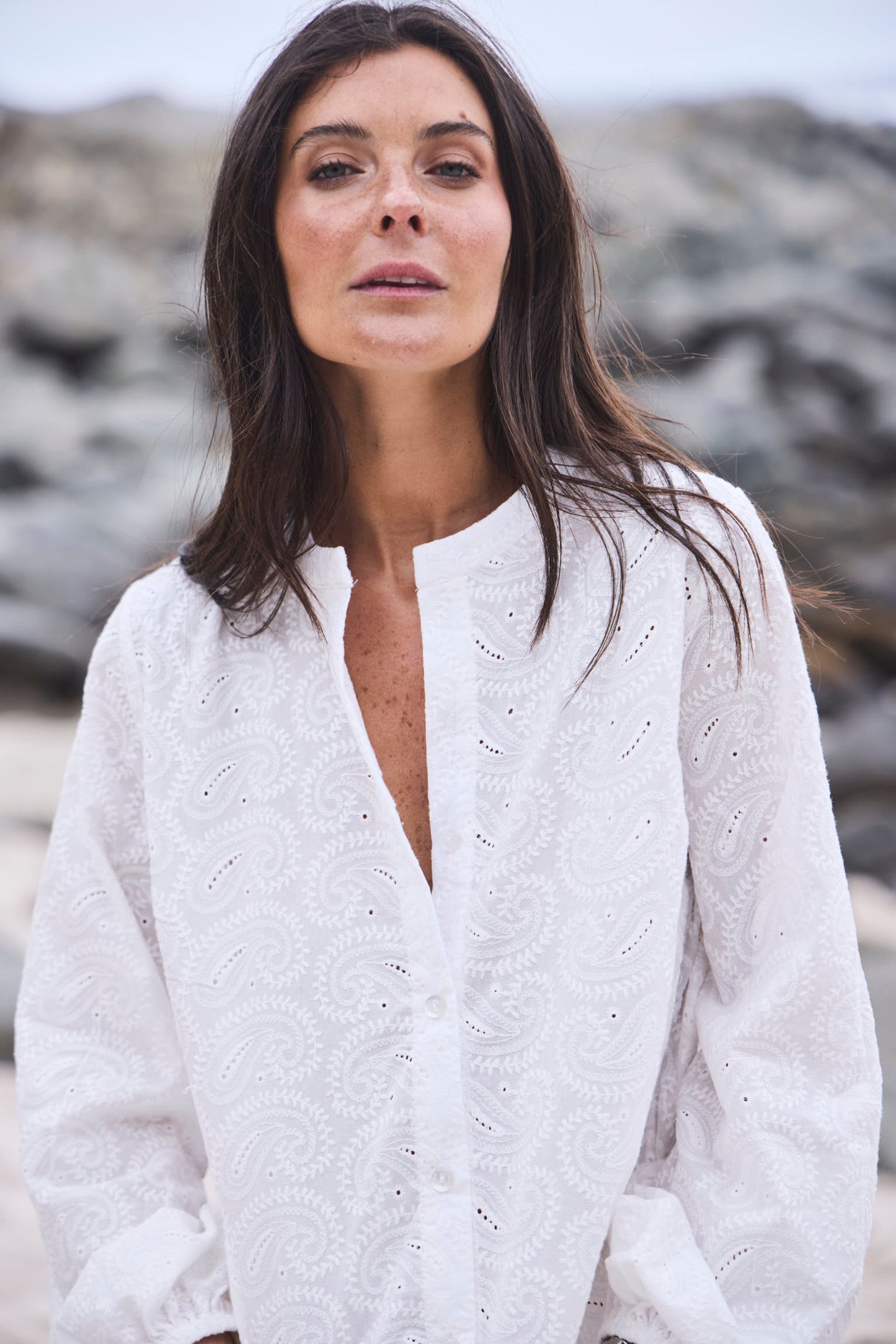 Blusa Camille Blanco