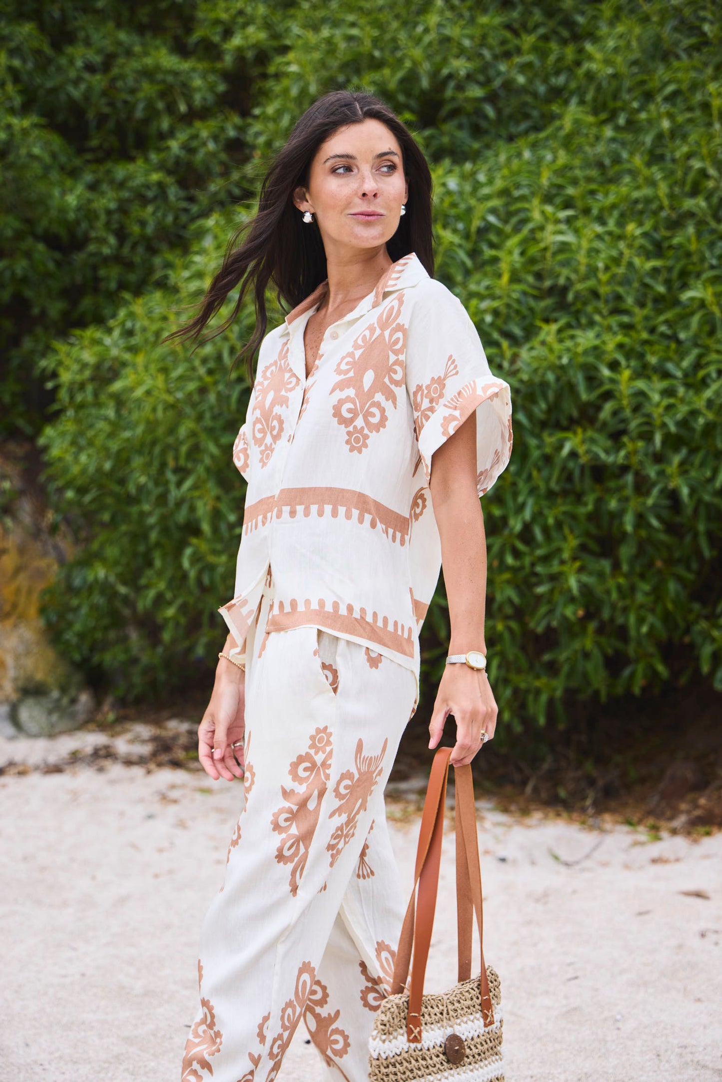 Conjunto Nur Crudo Café