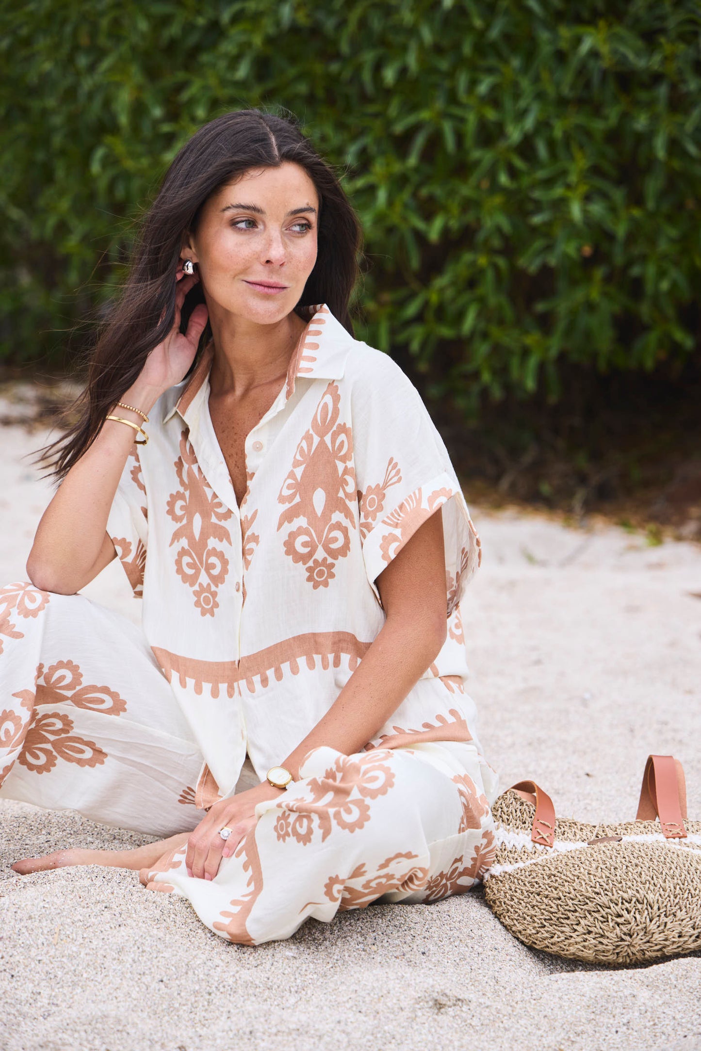 Conjunto Nur Crudo Café