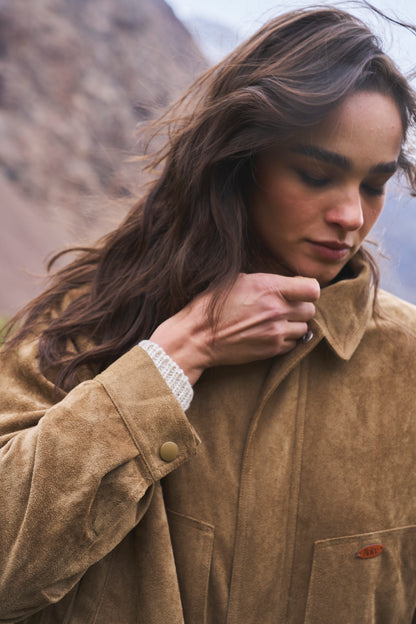 Jacket Folk Camel