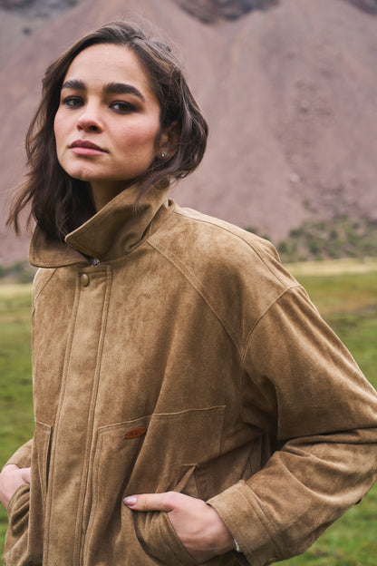 Jacket Folk Camel