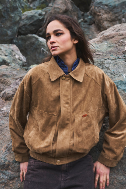 Jacket Folk Camel