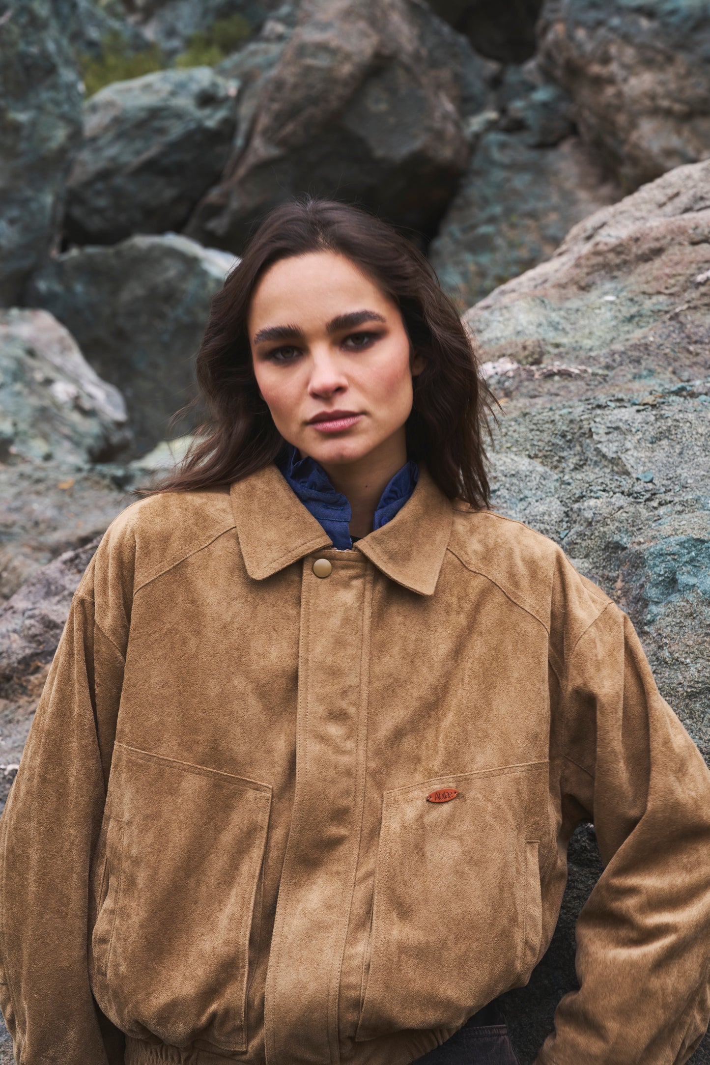 Jacket Folk Camel