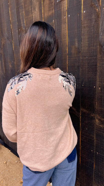 Sweater Destello Beige
