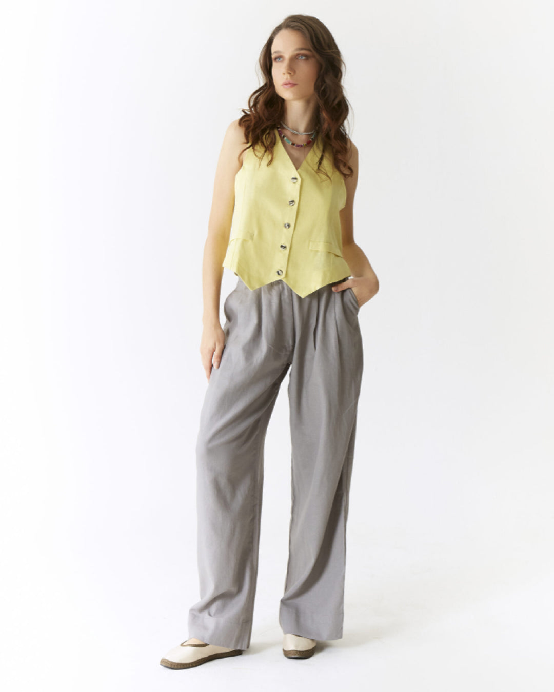 Pantalón Bahari Gris Perla