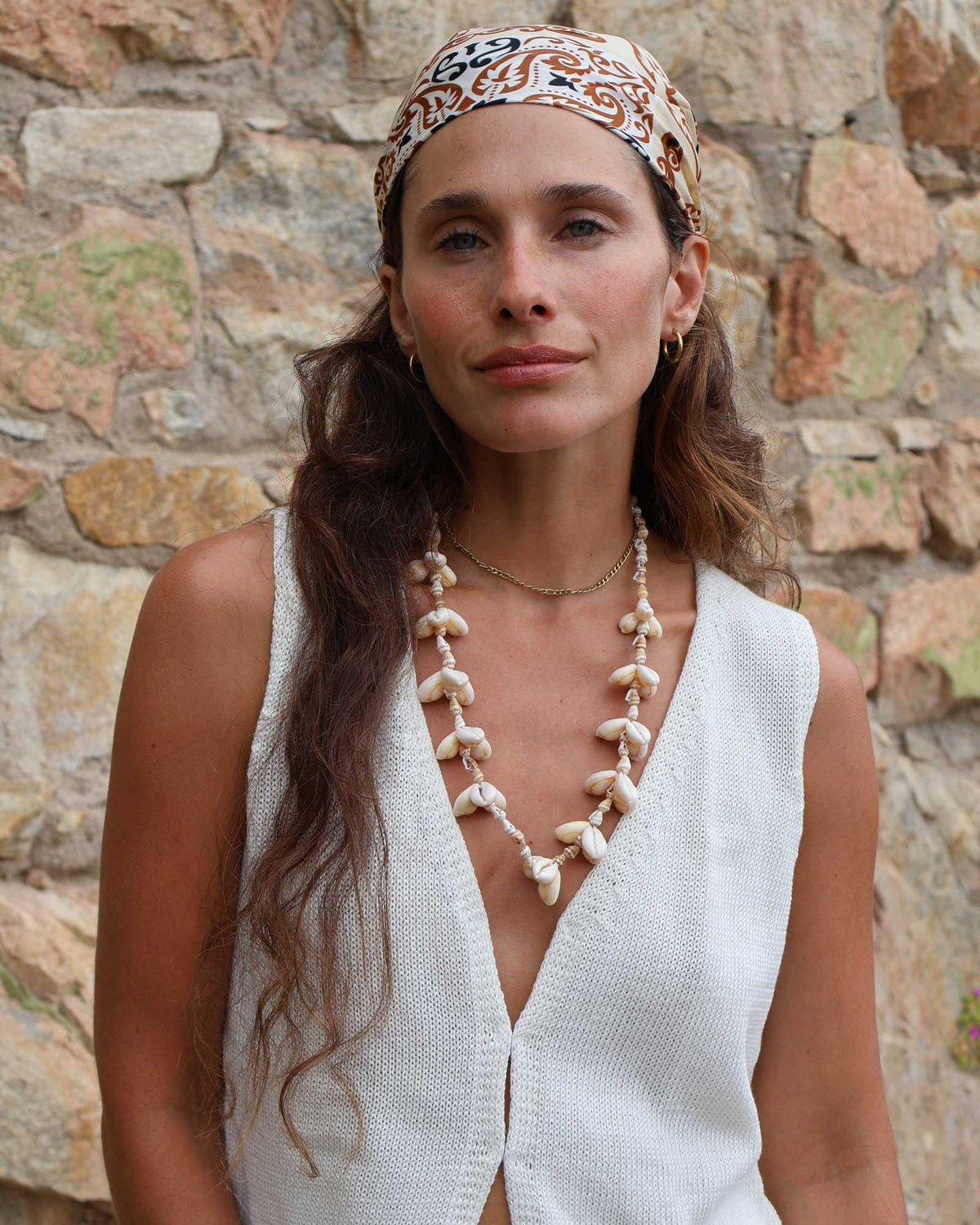 Pañuelo Rani Crema Mocca