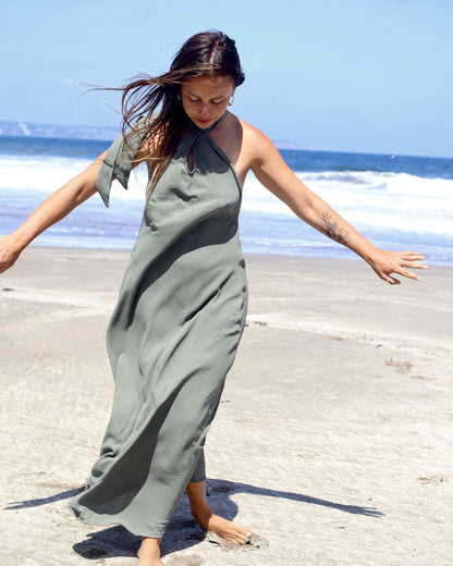 Vestido Hortensia Olivo